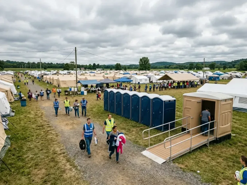 disaster-relief-camp-restrooms-010 — frequently asked questions, Dumpster & Portable Bathrooms Rental in Westphalia, MD